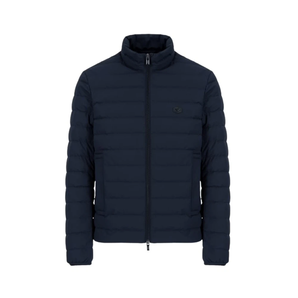 Emporio Armani Herren Blau Jacken, Mgröße: