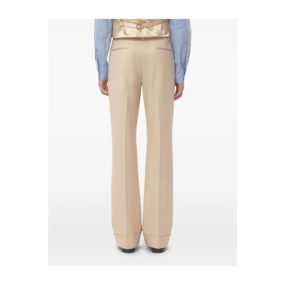 Valentino Garavani Formele Broek Beige Heren