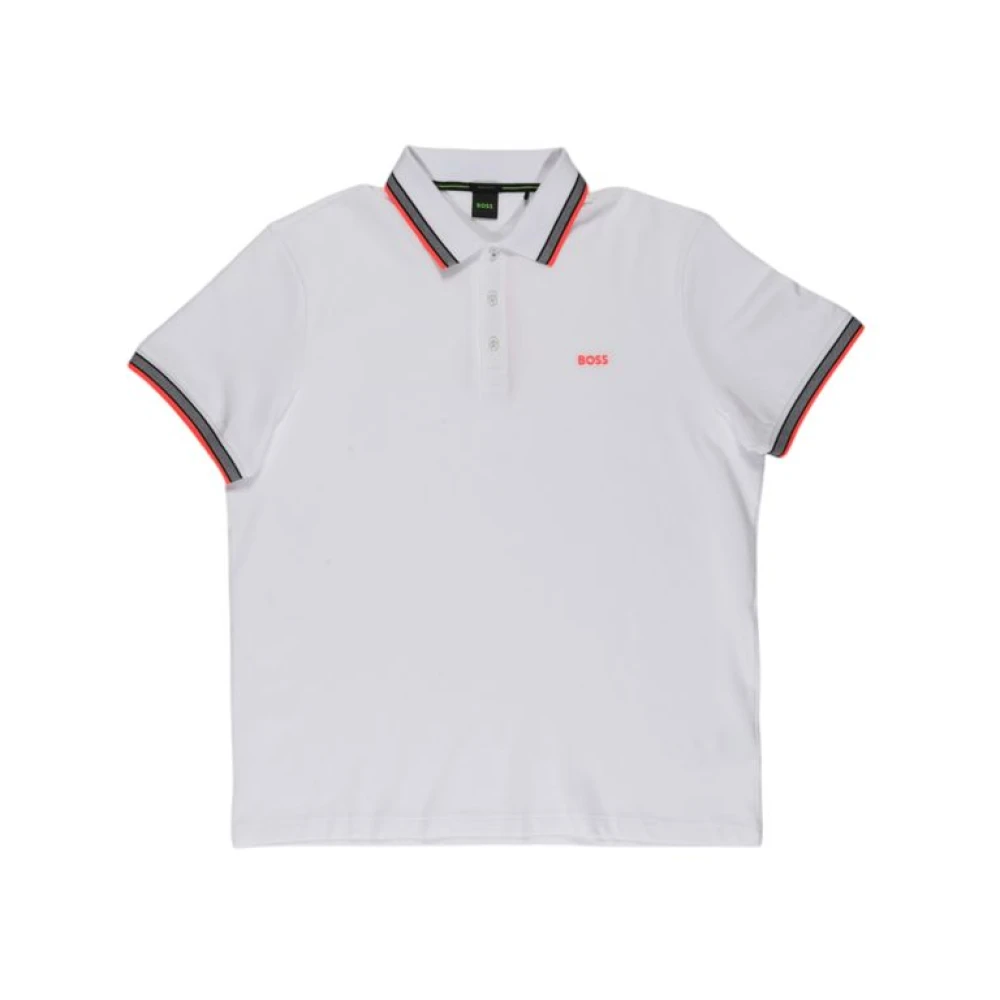 Hugo Boss Heren korte mouw polo shirt White Heren