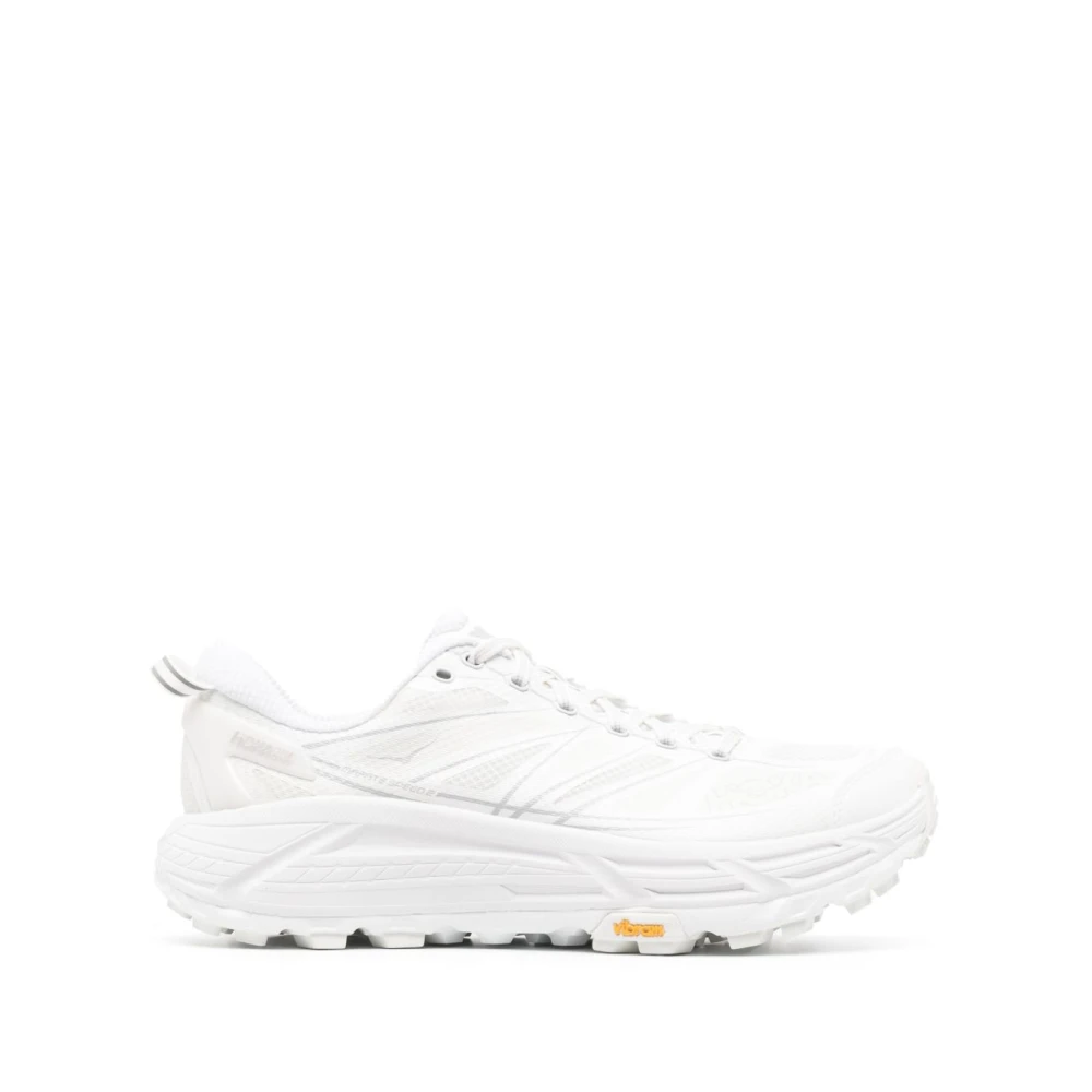 Hoka One One White Running Shoes, Male, 9 Uk, Trainers Lightweight Speedframe Construction