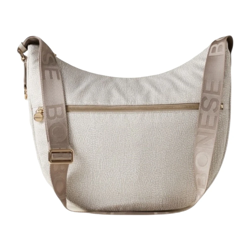 Borbonese Women's White Cross Body Bags, One Size, Shoulder Bag