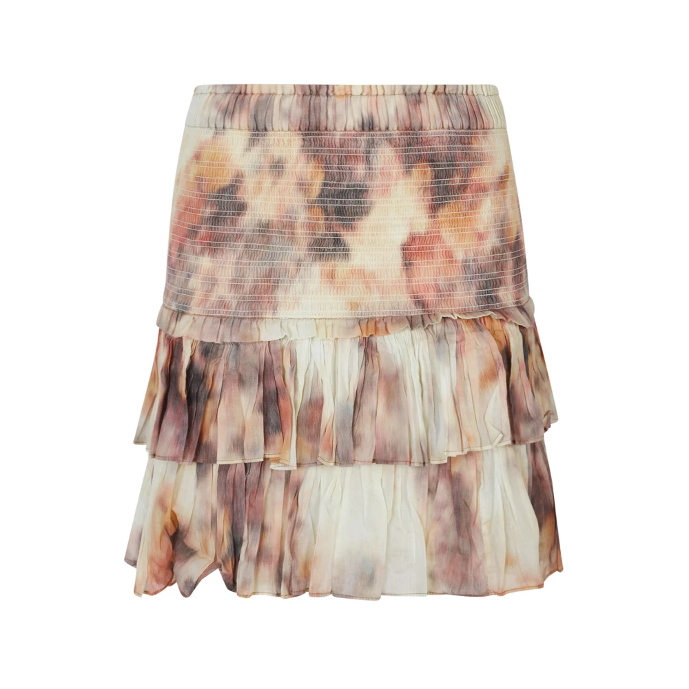 Marant Étoile Women's Multicolor Short Skirts, S, Jocadia Ruffled Mini Skirt