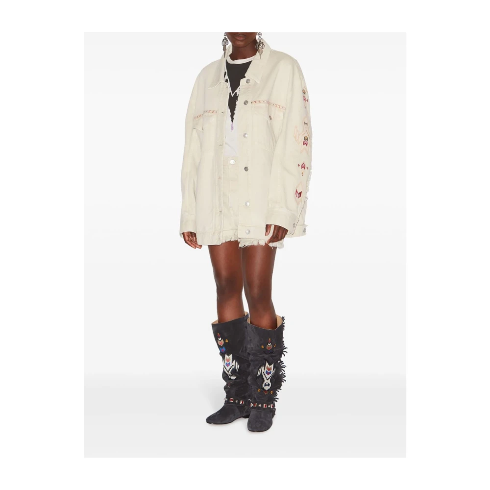 Isabel Marant Étoile Beige Jassen voor Vrouwen Beige Dames