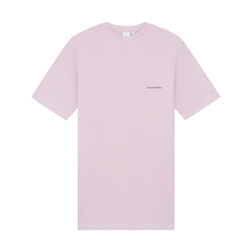 LAW OF THE SEA Polar T-shirt korte mouw Pink Heren