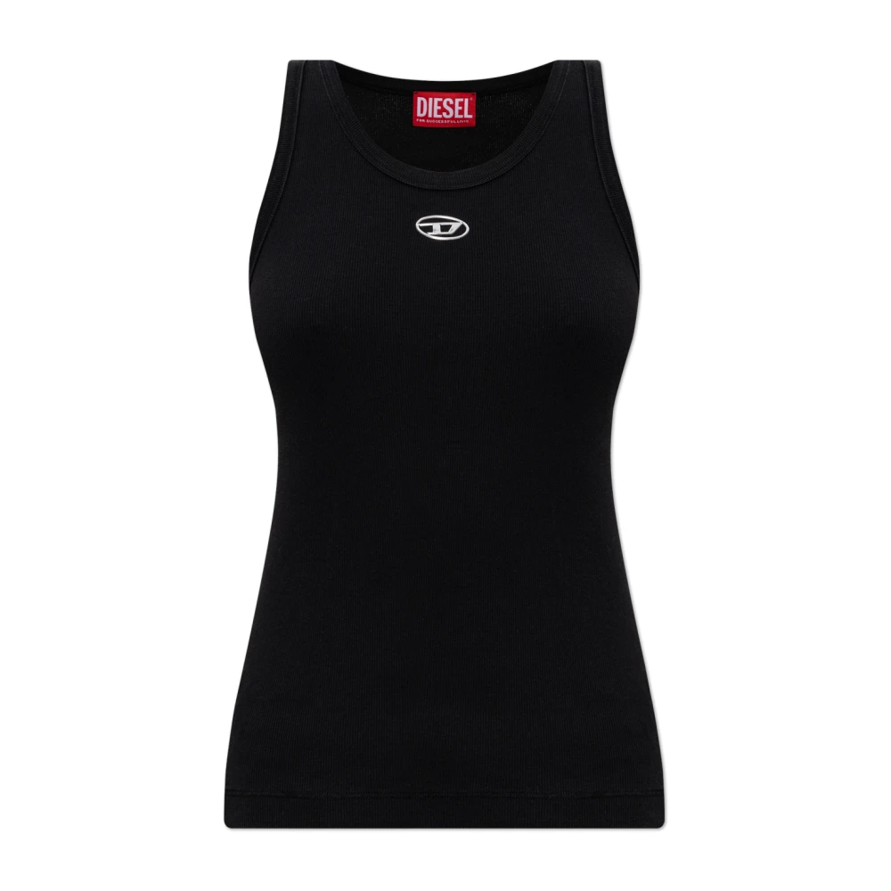 Diesel Donna Nero Top, M, New,