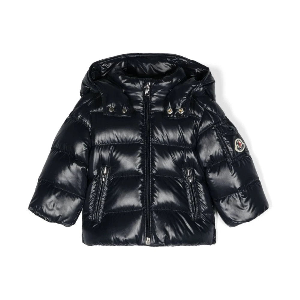 Moncler Blå Kids Maya Jacka Kappa Blue, Pojke