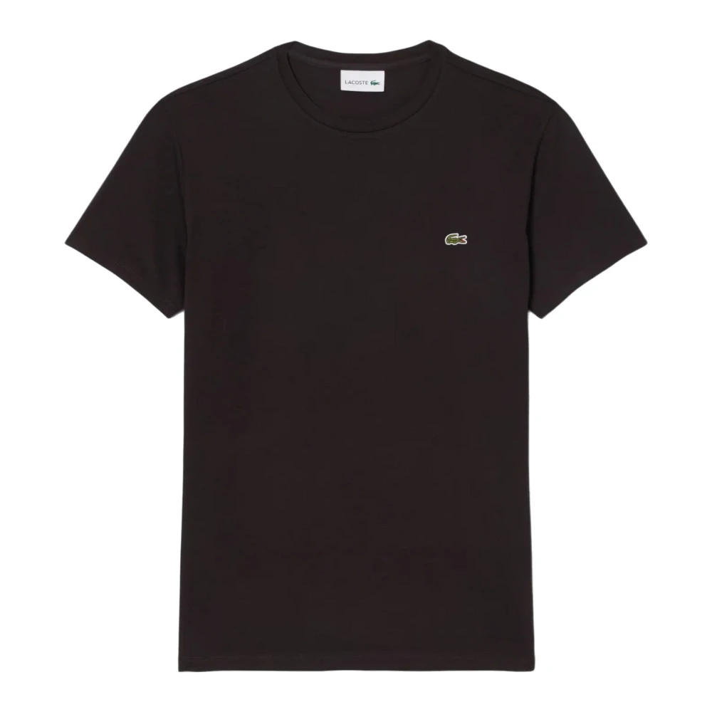 Lacoste Unisex Kids Black Pima Cotton T-Shirt - Kids Short Sleeve T-Shirts - 8 Y - Kids