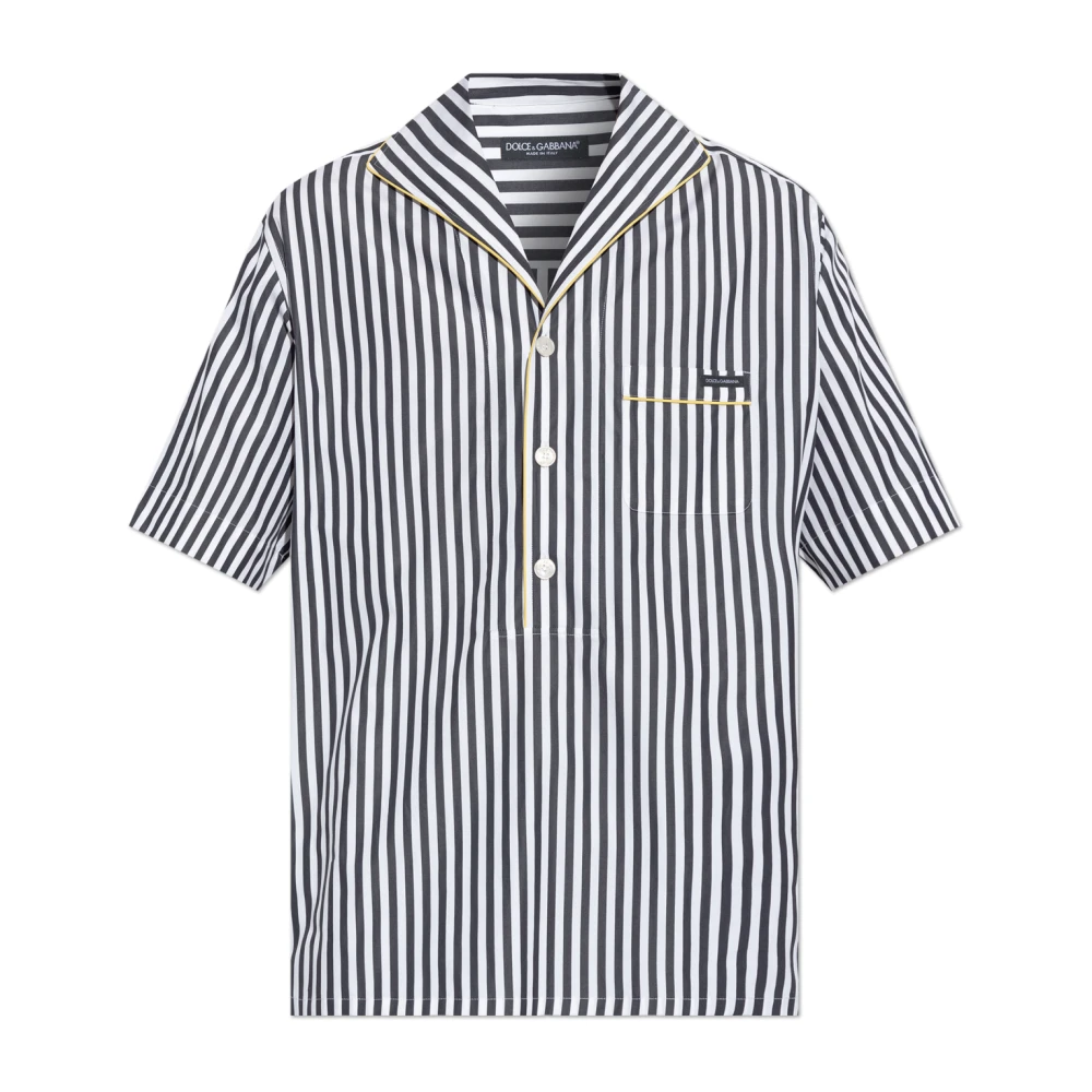 Dolce & Gabbana Uomo Nero Magliette, Xl, New,