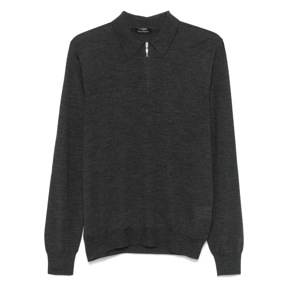 Barba - Tops > Polo Shirts - Gray - Barba - Modalova