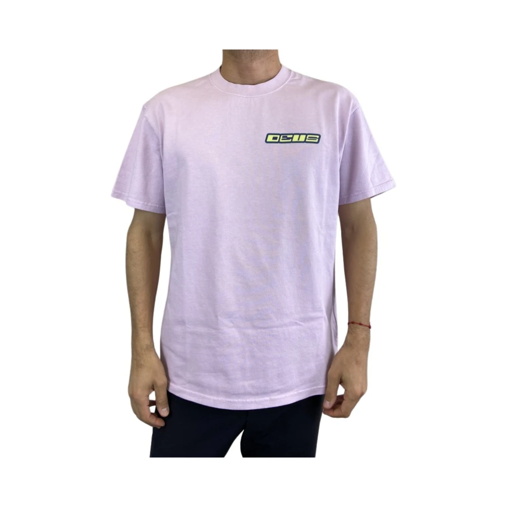 Deus Ex Machina Roze T-shirt met korte mouwen Purple Heren