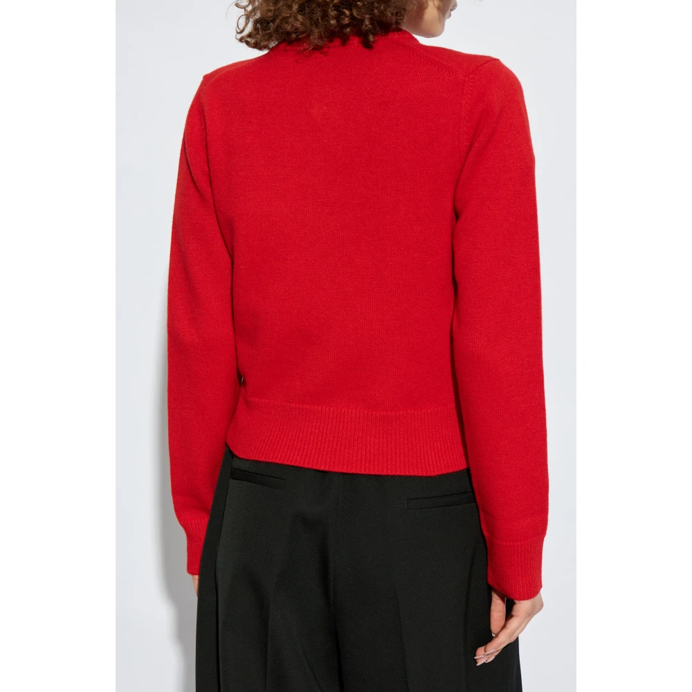 Ami Paris Wollen vest Red Dames