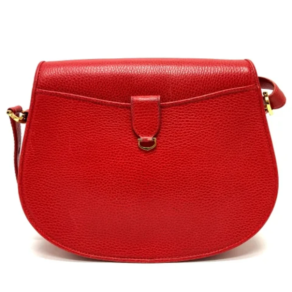 Cartier Vintage Pre-owned Leather shoulder-bags Red Dames