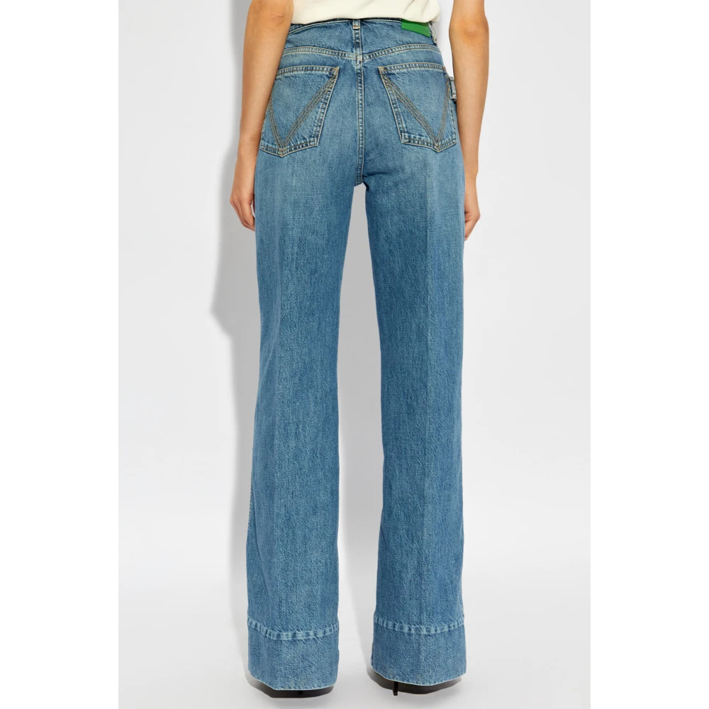 Bottega Veneta Hoge taille jeans Blue Dames