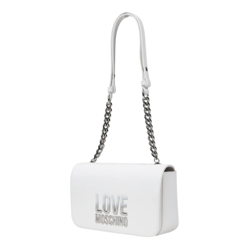 Love Moschino Lente Zomer Dames Middelgrote Tassen Collectie White Dames