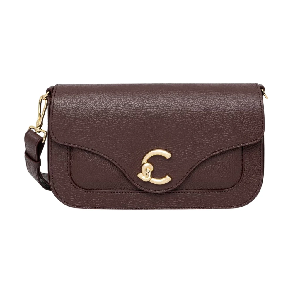 Coccinelle Donna Marrone - Borsa In Pelle Granata - Bags - One Size - Immagine 4