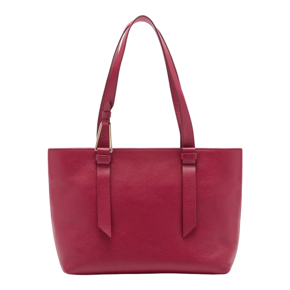 Coccinelle Damen Rot Sangria Lederhandtasche