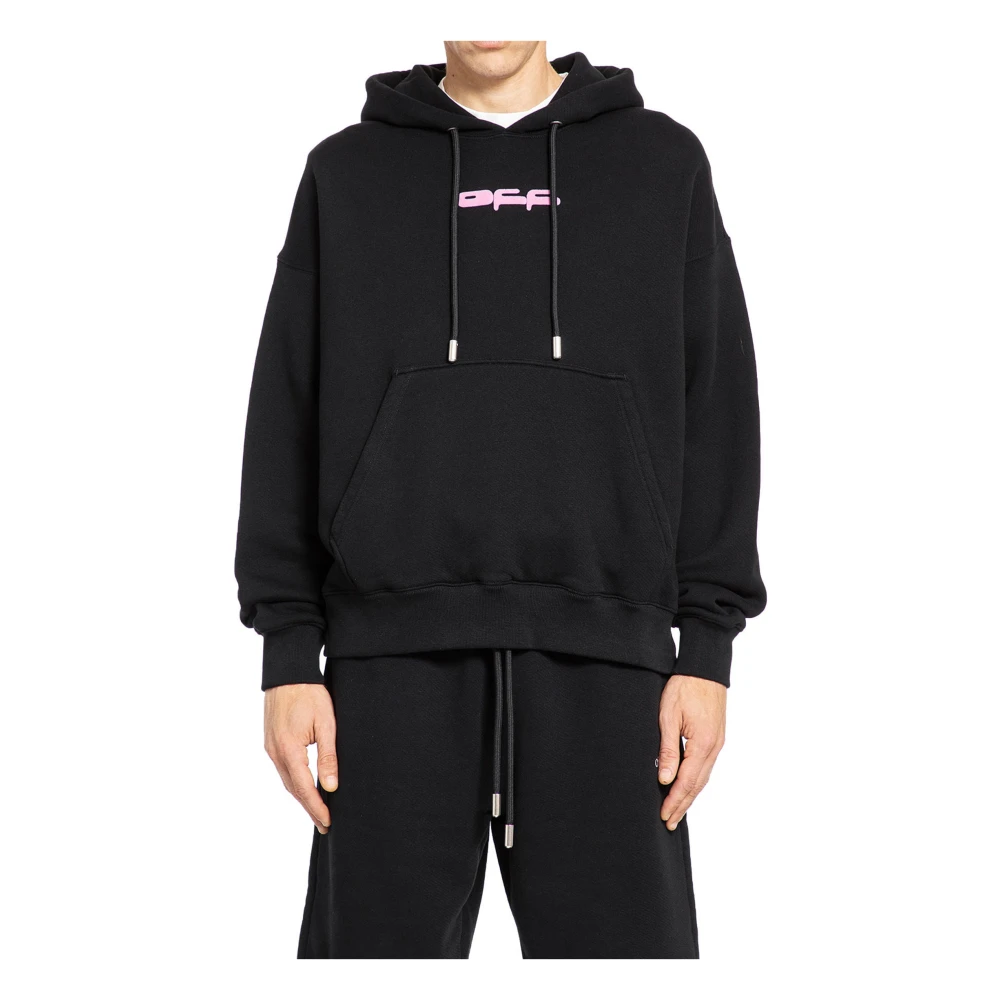 Off White Dragon Bee Skate Hoodie Zwart Roos Black Heren