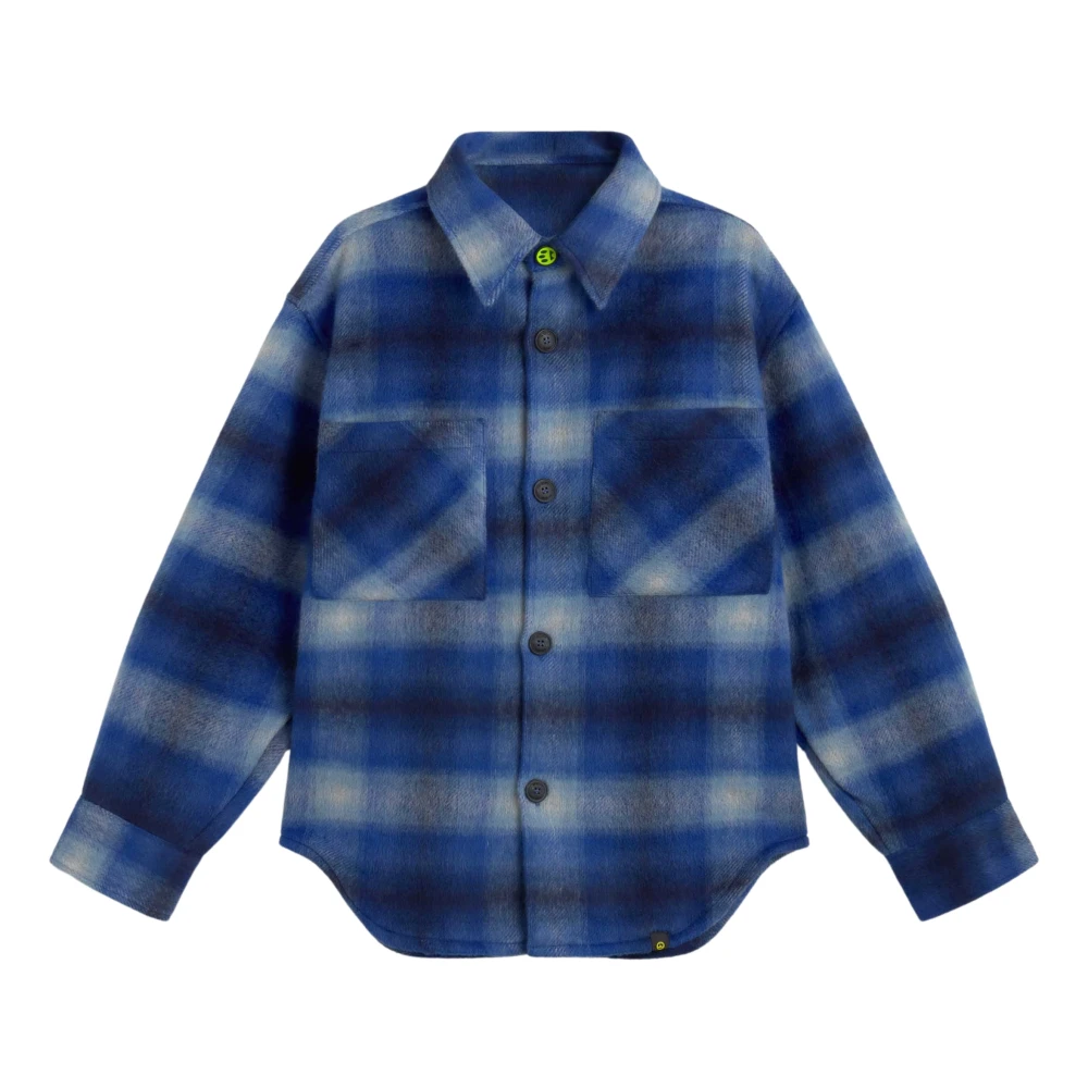 Barrow Klassisk Flanellskjorta Unisex Blue, Herr