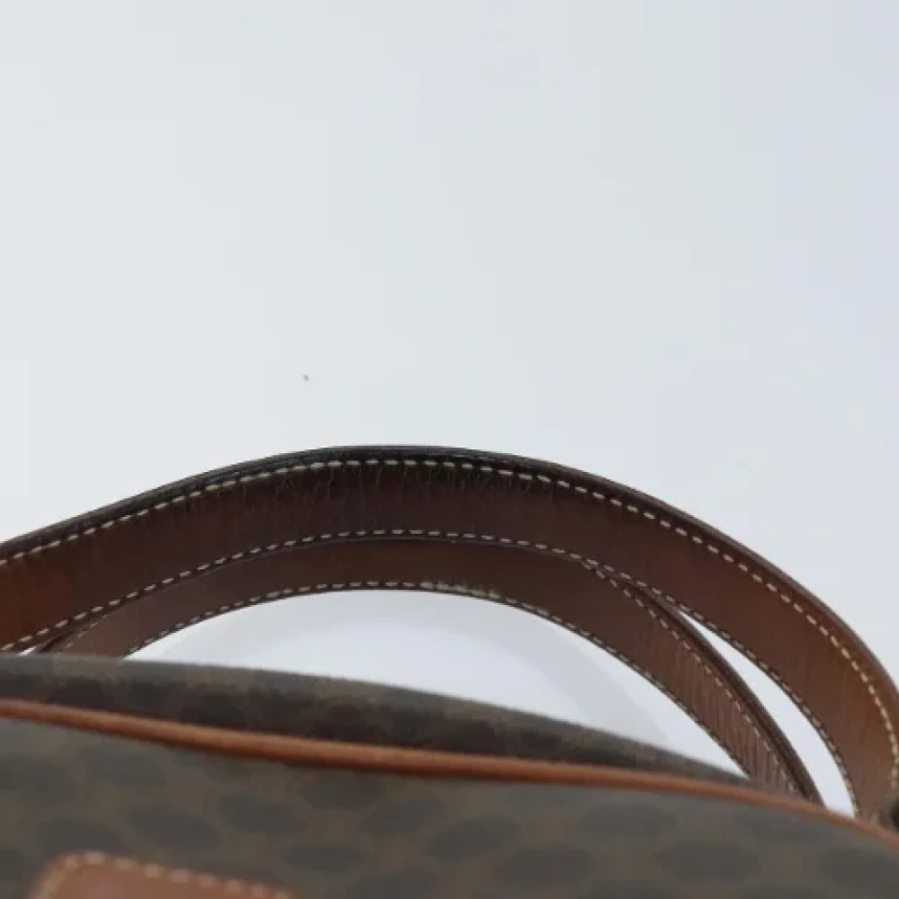 Celine Vintage Pre-owned Canvas handbags Brown Dames
