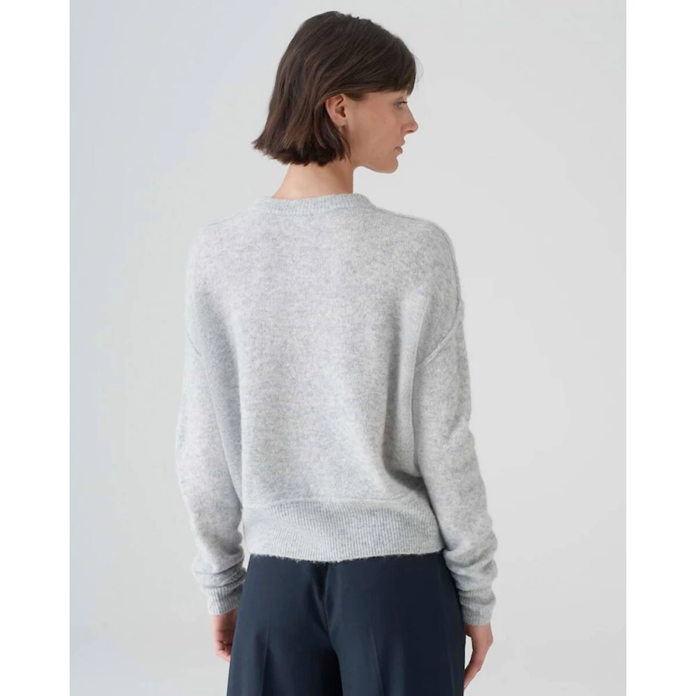 Opus Stijlvolle Pullover met Uniek Ontwerp Gray Dames