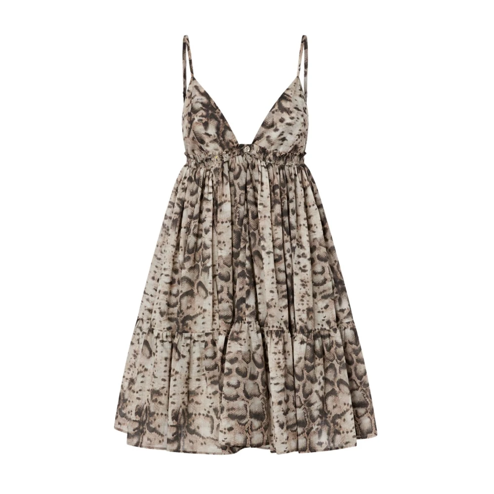 Pinko Damen Beige Kleider, Xsgröße: