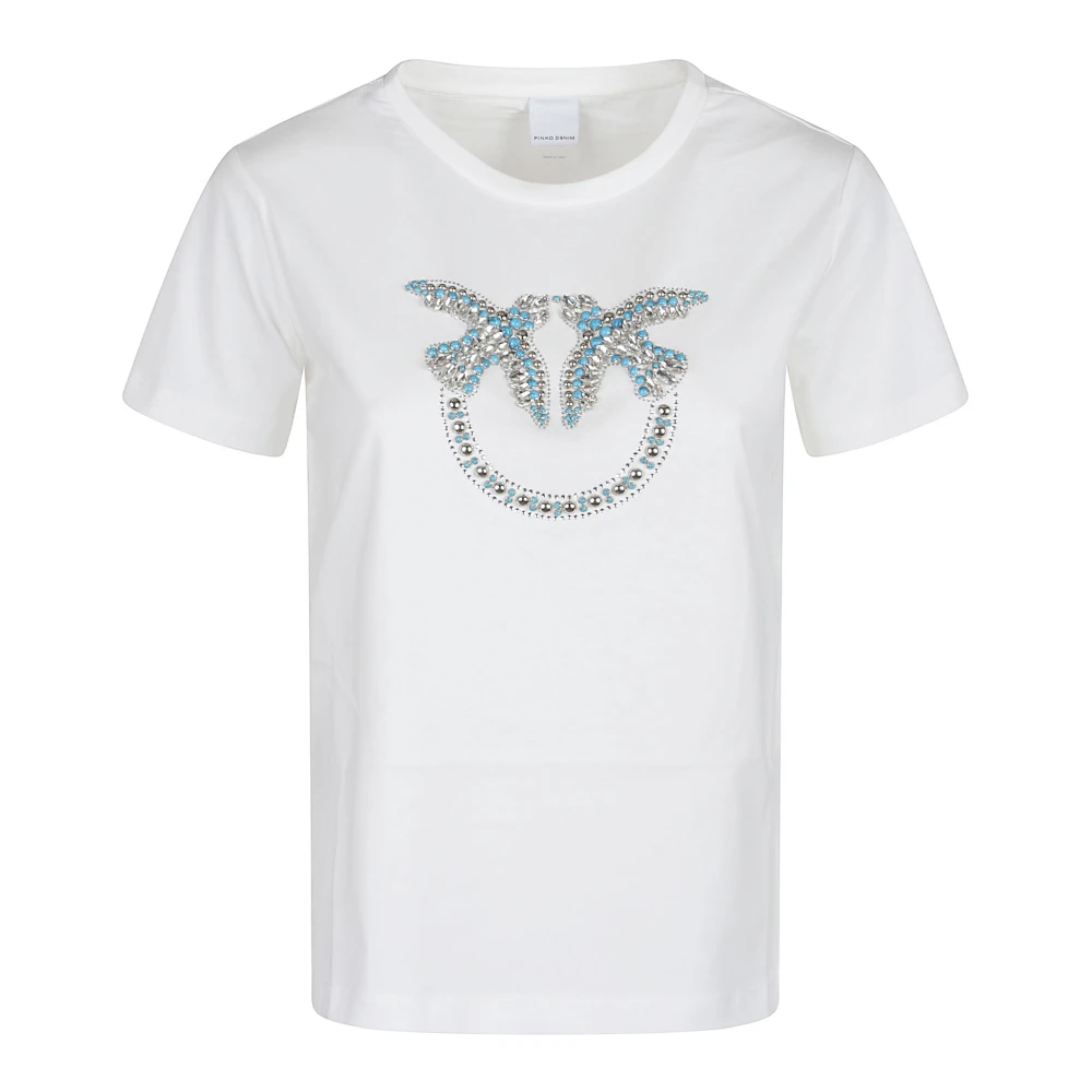 Pinko Quentin Casual T-shirt White Dames