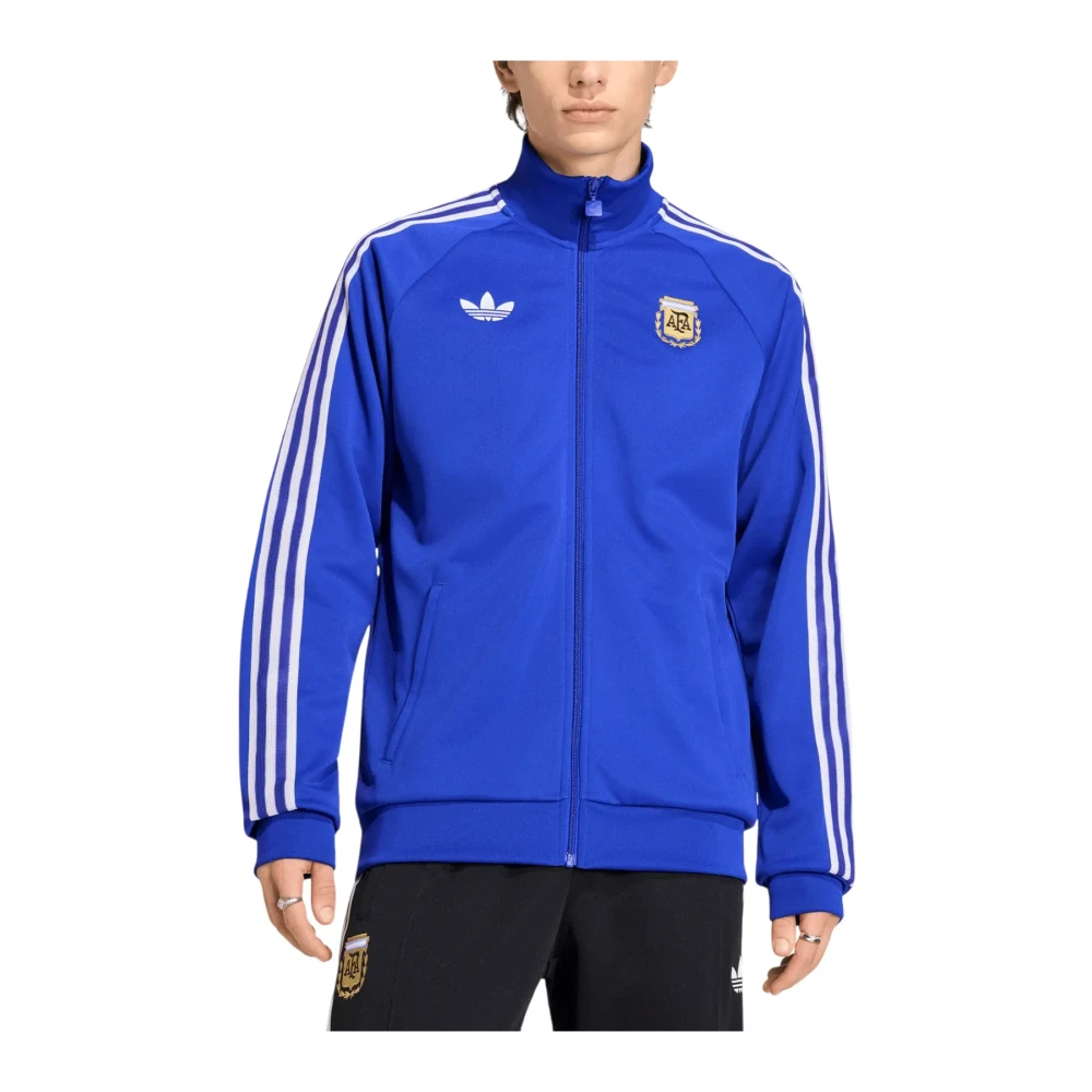 Adidas Men's Blue Argentina Originals Track Top - Outdoor - Xl - Sport