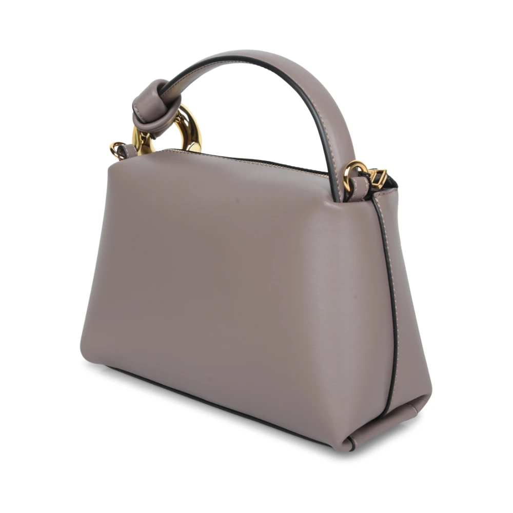 JW Anderson Elegante Tortora Tas met Gouden Details Beige Dames