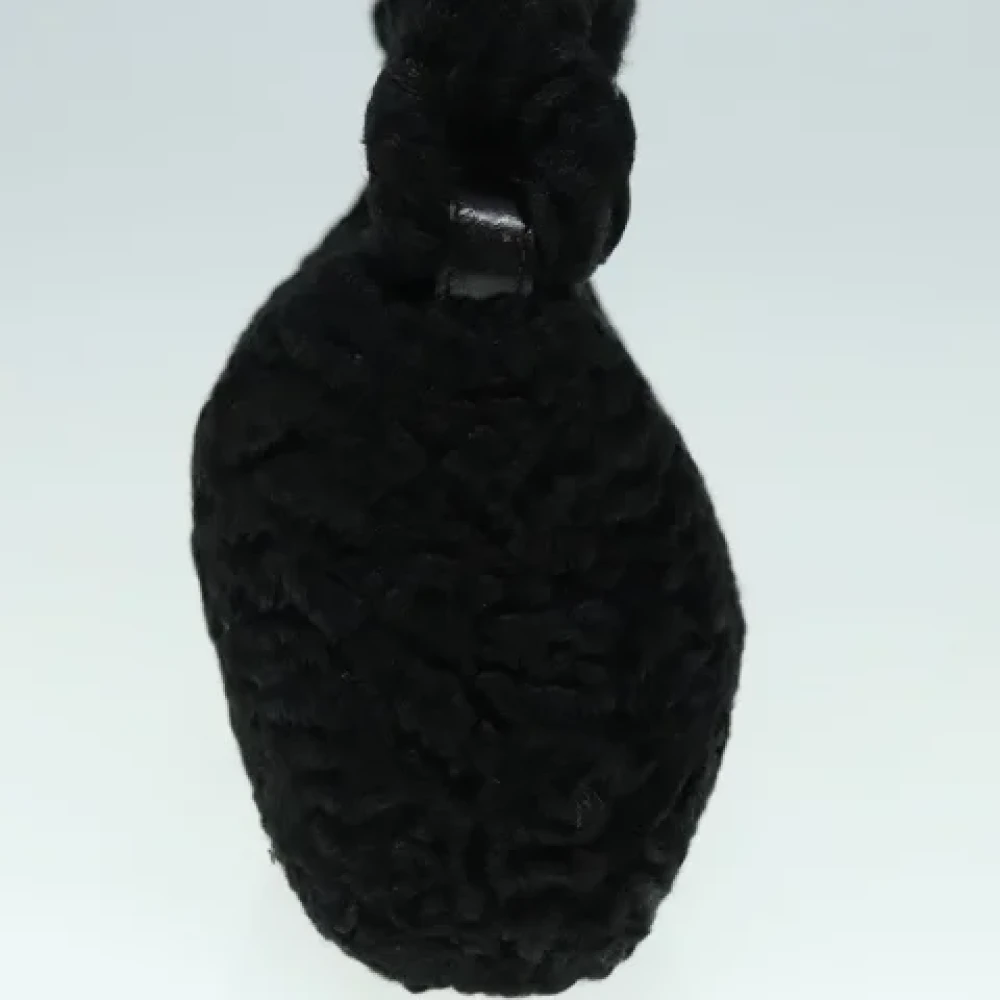 Fendi Vintage Pre-owned Wool handbags Black Dames