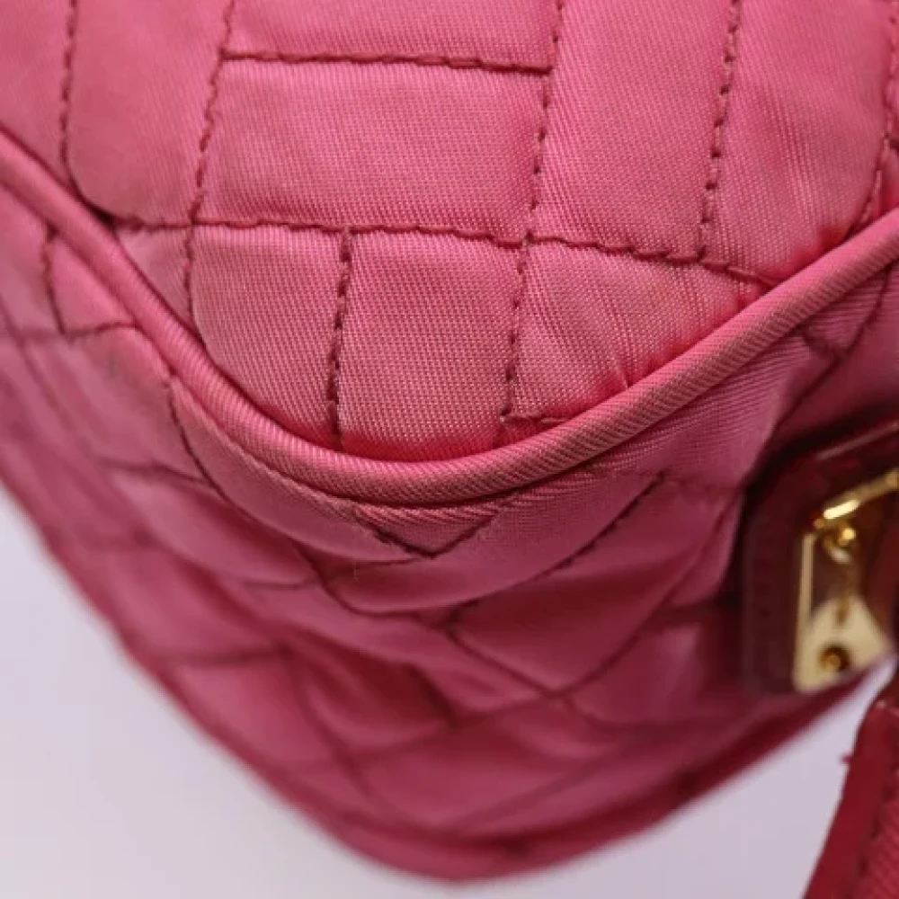 Prada Vintage Pre-owned Fabric prada-bags Pink Dames