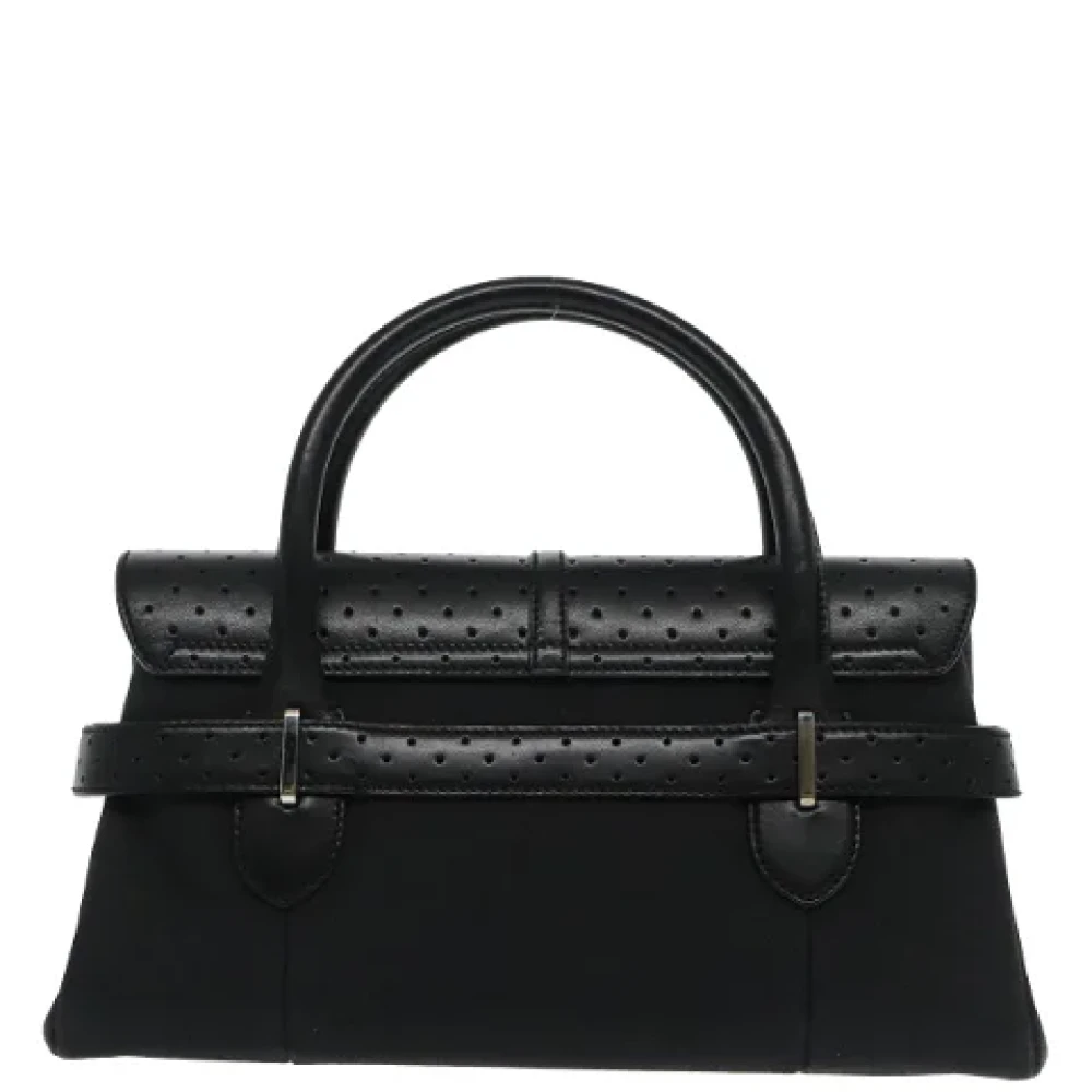 Gucci Vintage Pre-owned Leather handbags Black Dames