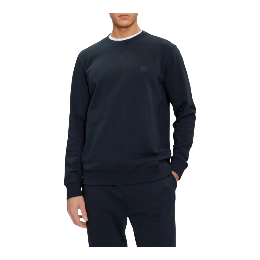 Hugo Boss Herr Westart Sweatshirt Blue, Herr