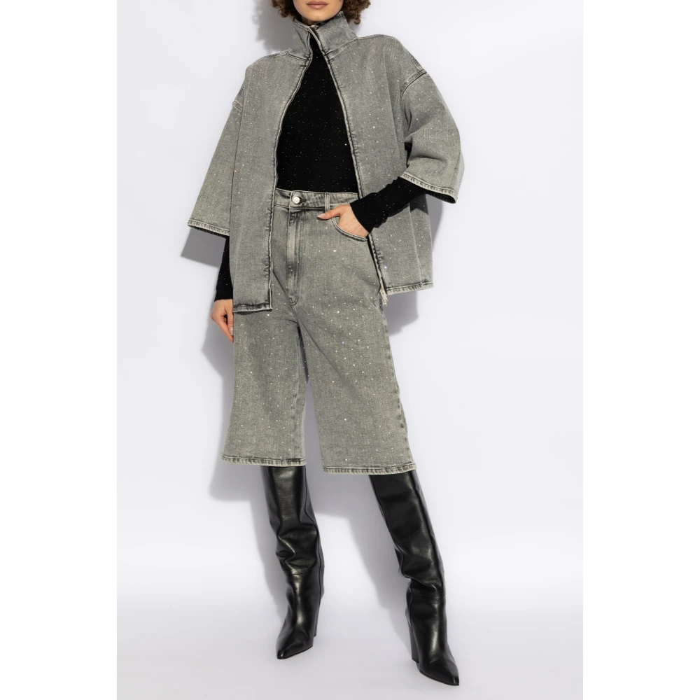 Fabiana Filippi Denim Bermudas Gray Dames