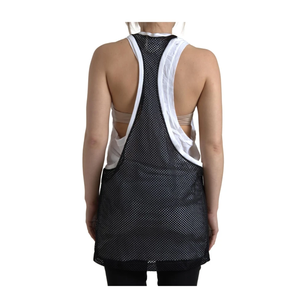 Dsquared2 Monochrome Tanktop Black Dames