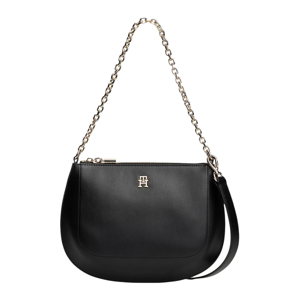 Tommy Hilfiger Women's Black Th Glam Conv Med Crossover