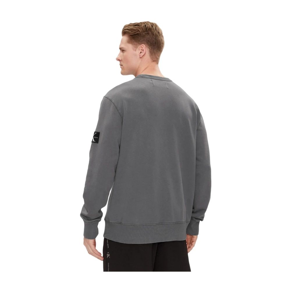 Calvin Klein Stijlvolle Sweatshirt voor Mannen Gray Heren