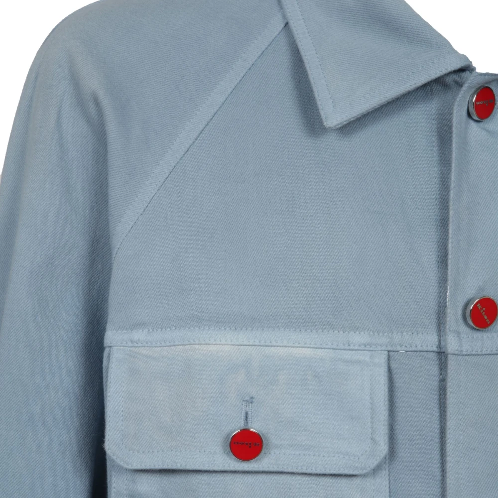 Kiton Stijlvolle Winterjas Blue Heren