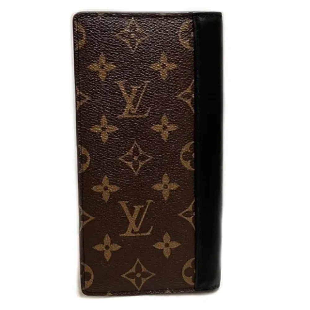 Louis Vuitton Vintage Pre-owned Leather wallets Brown Heren