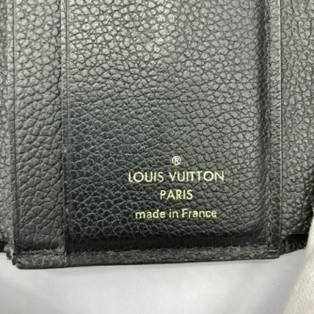 Louis Vuitton Vintage Pre-owned Leather wallets Black Dames