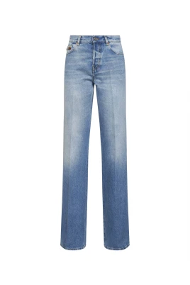 Horsebit Flared Jeans