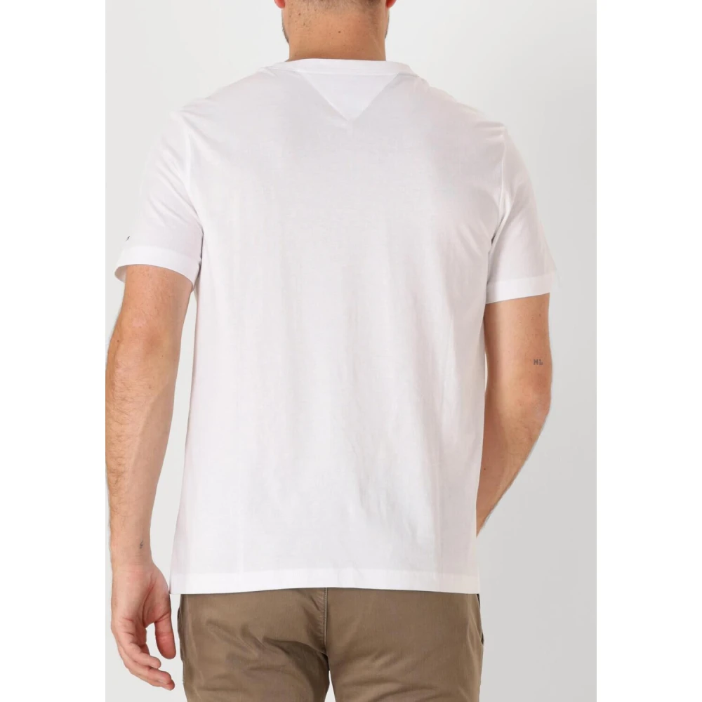 Tommy Hilfiger Heren Polo & T-shirts Monotype Tee White Heren