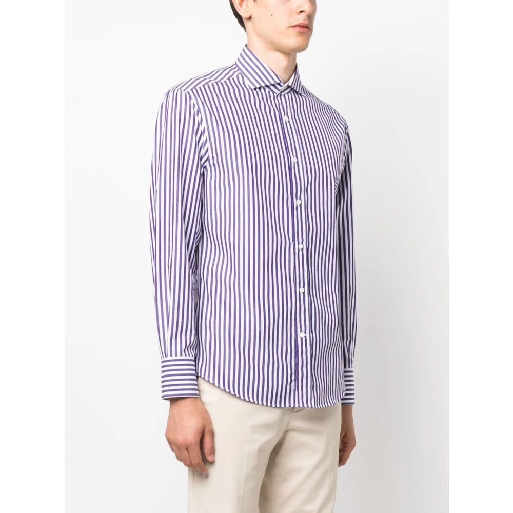 BRUNELLO CUCINELLI Elegante Overhemden Collectie Multicolor Heren