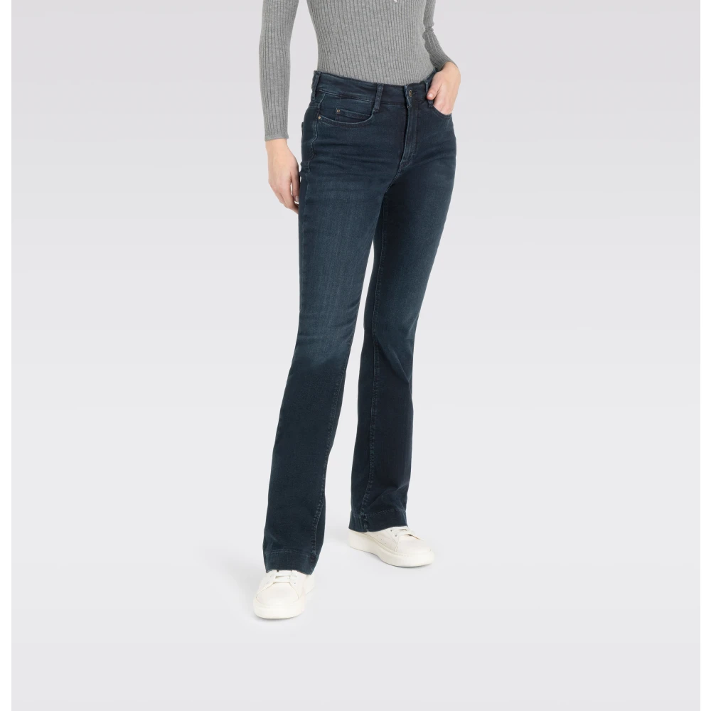 MAC Droom Boot Authentieke Mega Flex Jeans Blue Dames