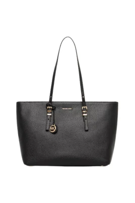 Quinn Stor Pebbled Läder Tote Bag