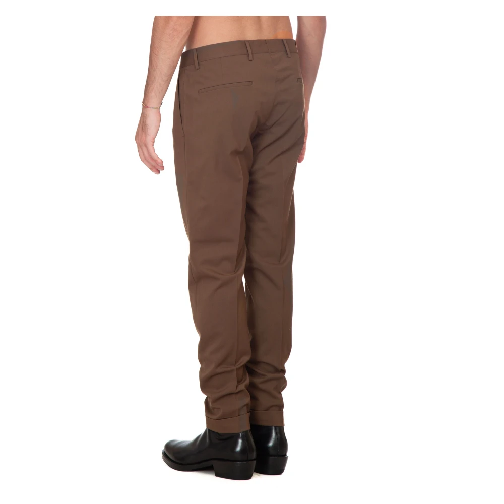 Briglia Geplooide broek in Tiberio-stijl Brown Heren