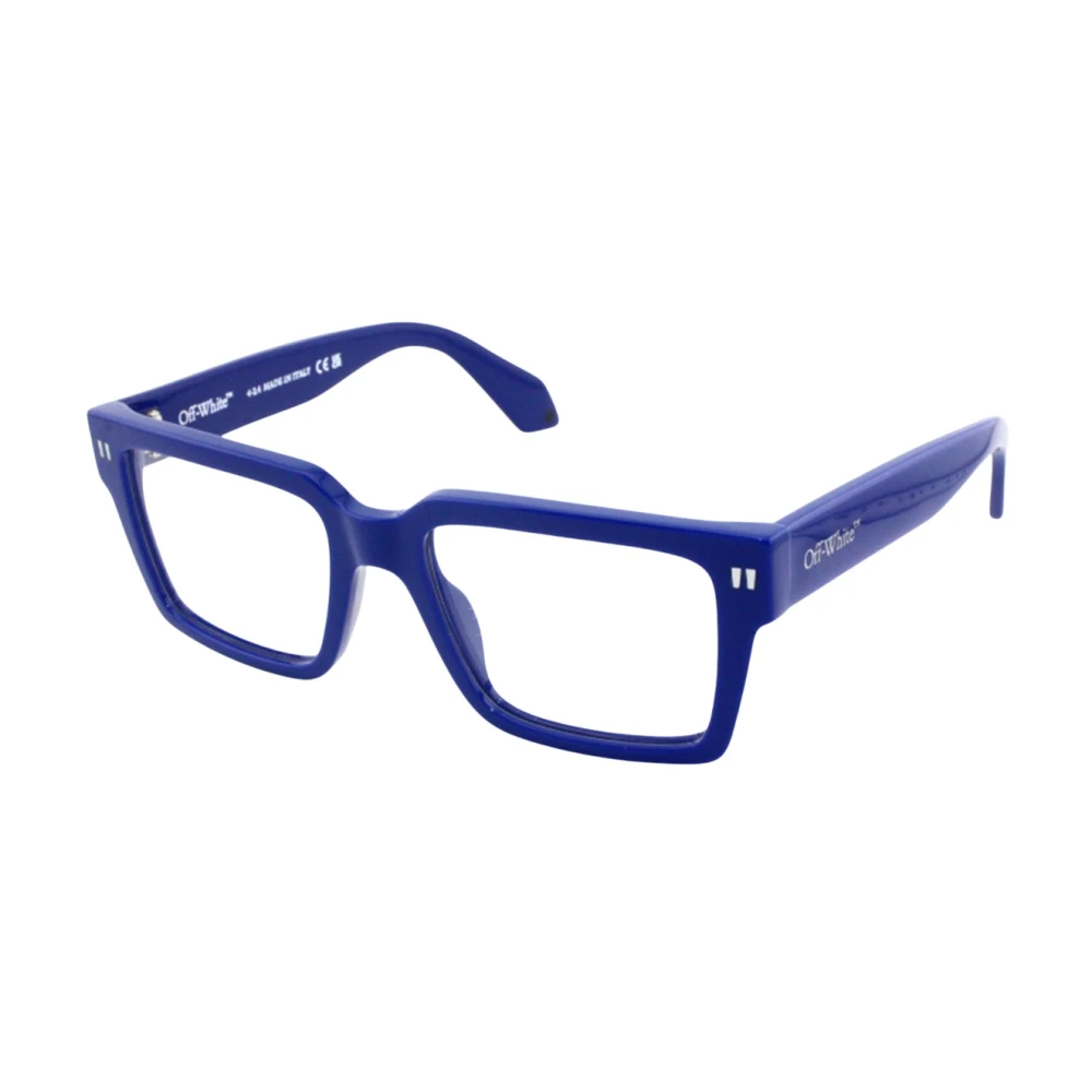 Off White Stijlvolle Blauwe Bril Blue Unisex