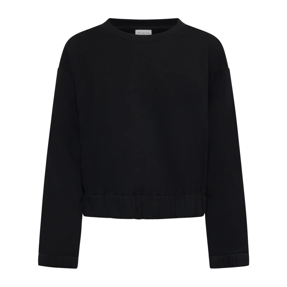 Dries Van Noten Zwarte Sweater Collectie Black Dames