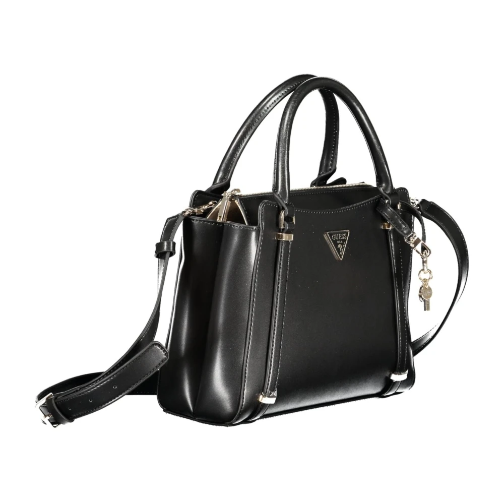 Guess Zwarte Dames Handtas Daryna met Verstelbare Band Black Dames