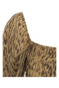 animal-print-flared-top-brown