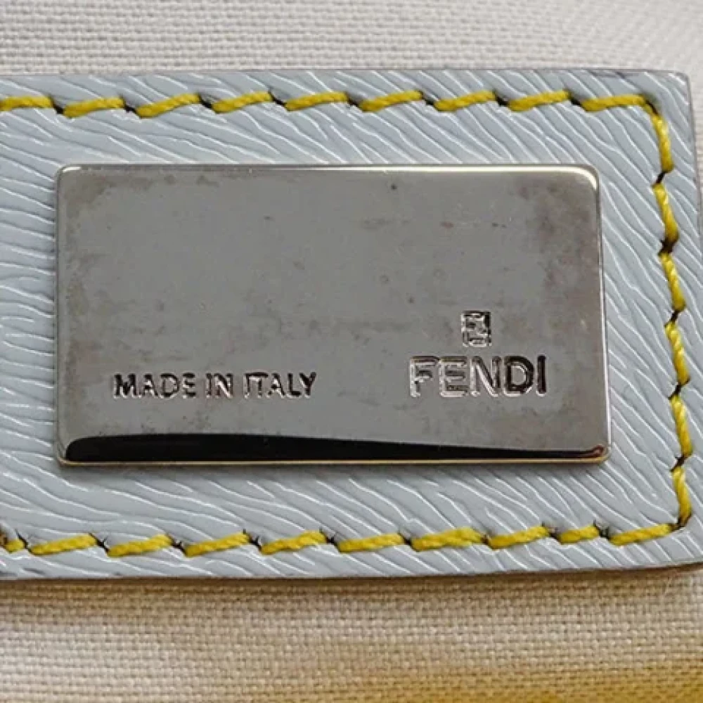 Fendi Vintage Pre-owned Nylon fendi-bags Yellow Dames